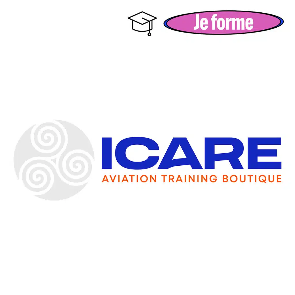 logo 25 icare aviation training formation